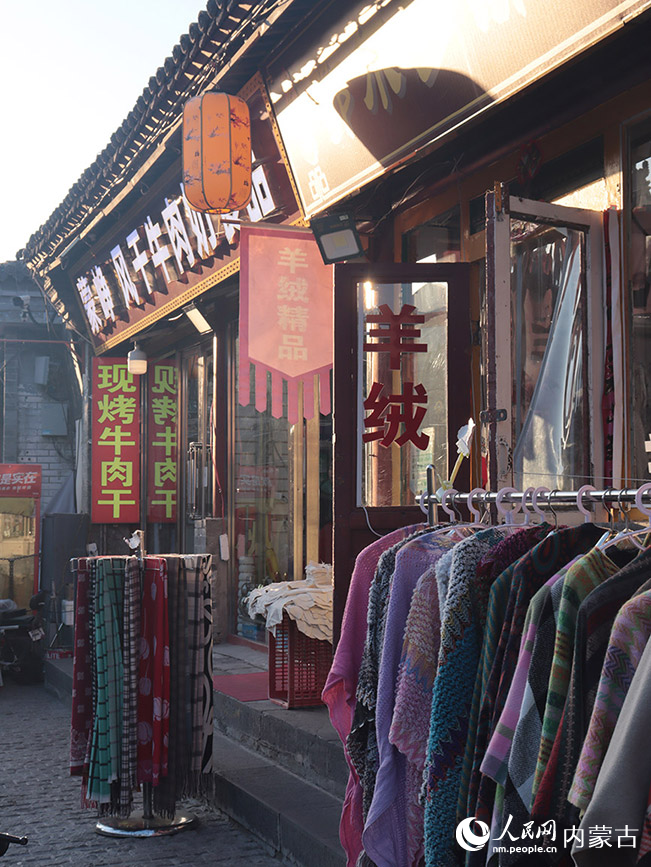 塞上老街街景。實(shí)習(xí)生 劉迎雪攝