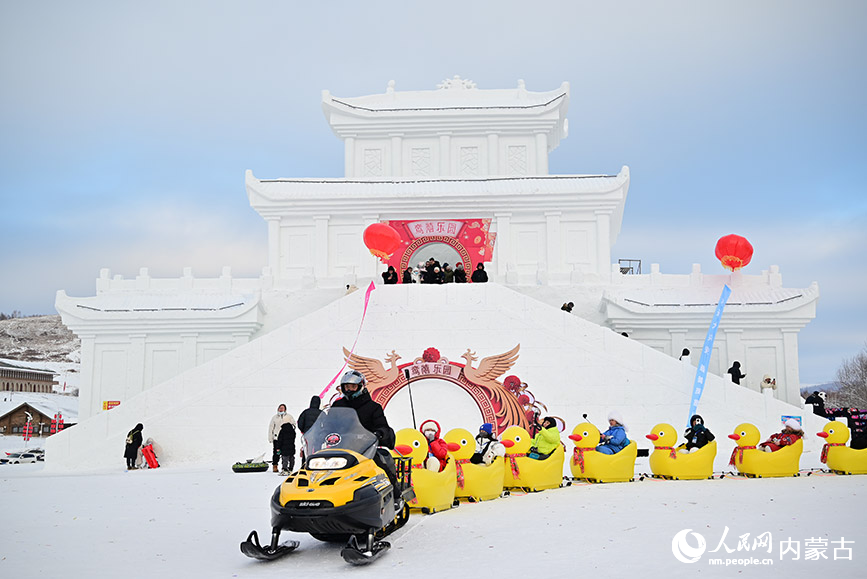 游客在藍莓四季園體驗游玩項目。人民網記者 寇雅楠攝