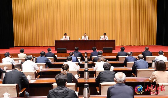 9月7日下午,自治區黨委組織部召開機關干部大會。內蒙古日報社融媒體記者 袁永紅 攝