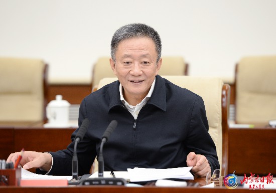 9月7日上午，自治區黨委書記孫紹騁主持召開各民主黨派區委會、自治區工商聯新一屆領導班子負責同志座談會。內蒙古日報社融媒體記者袁永紅攝