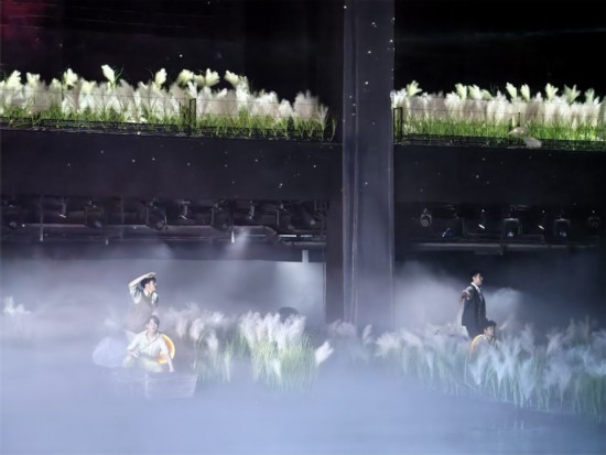 5D生態劇場《洞庭幻境》。人民日報記者 孫超攝