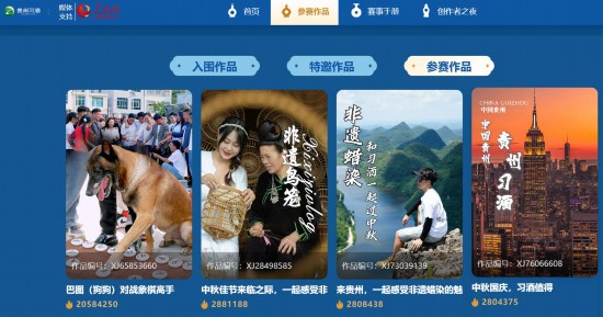 部分參賽作品展示。