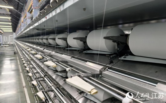 向“存量”要“增量”，臺華新材項目順利落地。人民網記者馬曉波攝